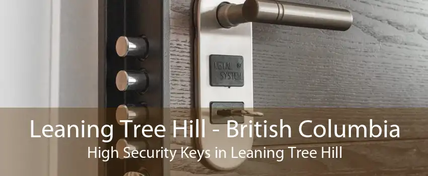 Leaning Tree Hill - British Columbia High Security Keys in Leaning Tree Hill