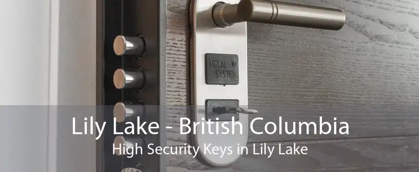 Lily Lake - British Columbia High Security Keys in Lily Lake