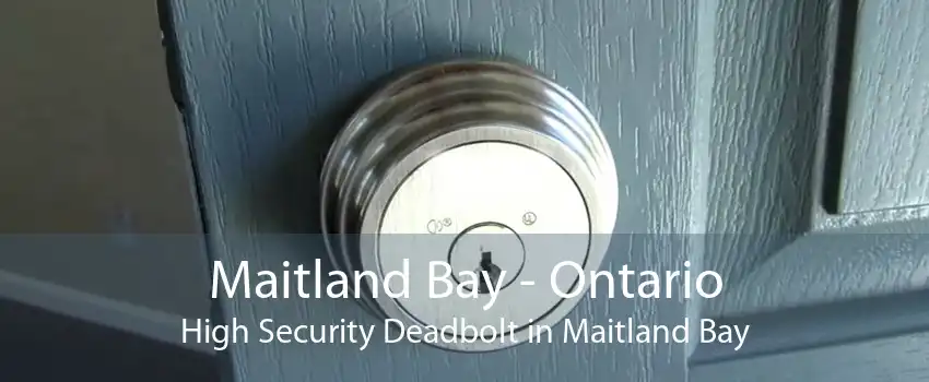 Maitland Bay - Ontario High Security Deadbolt in Maitland Bay
