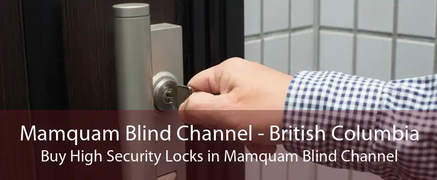 Mamquam Blind Channel - British Columbia Buy High Security Locks in Mamquam Blind Channel