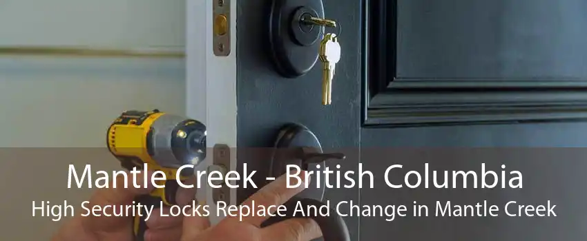 Mantle Creek - British Columbia High Security Locks Replace And Change in Mantle Creek