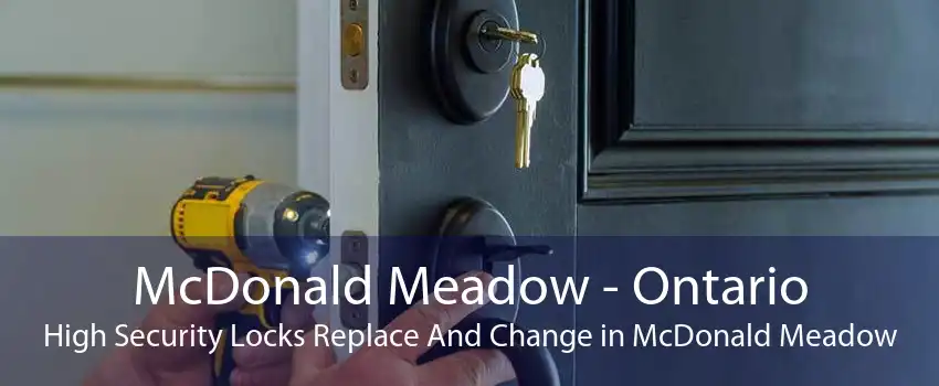 McDonald Meadow - Ontario High Security Locks Replace And Change in McDonald Meadow