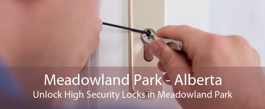 Meadowland Park - Alberta Unlock High Security Locks in Meadowland Park