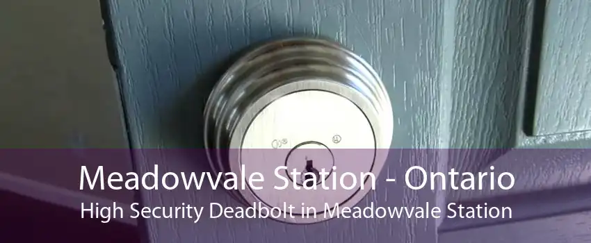 Meadowvale Station - Ontario High Security Deadbolt in Meadowvale Station