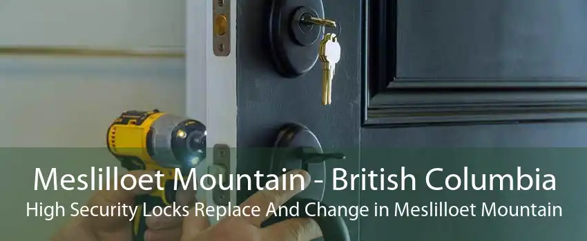Meslilloet Mountain - British Columbia High Security Locks Replace And Change in Meslilloet Mountain