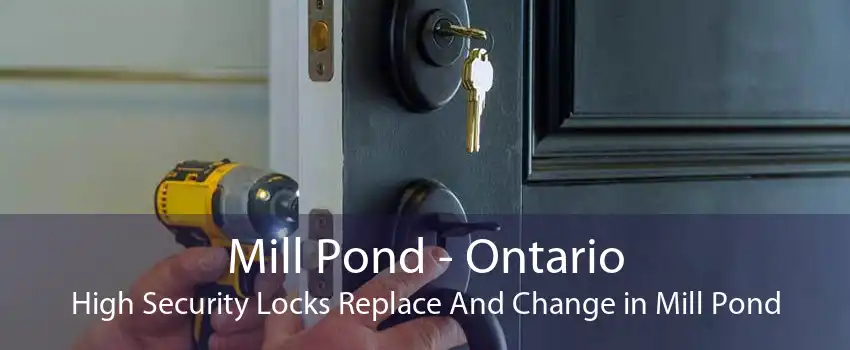 Mill Pond - Ontario High Security Locks Replace And Change in Mill Pond