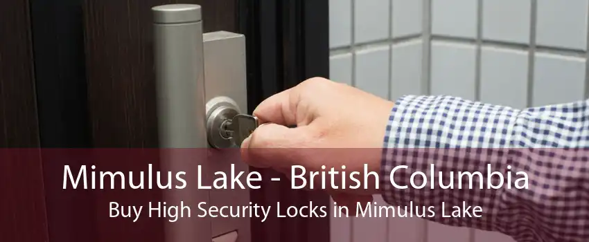 Mimulus Lake - British Columbia Buy High Security Locks in Mimulus Lake