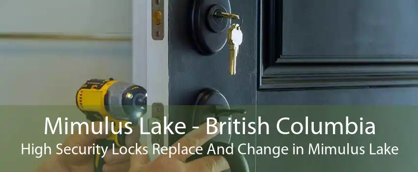 Mimulus Lake - British Columbia High Security Locks Replace And Change in Mimulus Lake