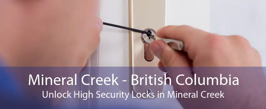 Mineral Creek - British Columbia Unlock High Security Locks in Mineral Creek