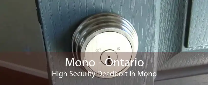 Mono - Ontario High Security Deadbolt in Mono