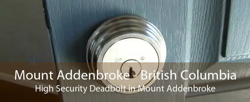 Mount Addenbroke - British Columbia High Security Deadbolt in Mount Addenbroke