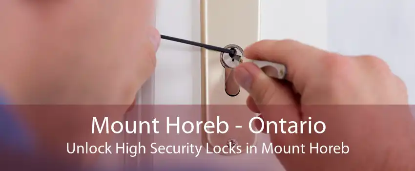Mount Horeb - Ontario Unlock High Security Locks in Mount Horeb