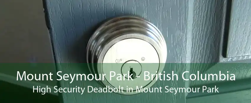Mount Seymour Park - British Columbia High Security Deadbolt in Mount Seymour Park
