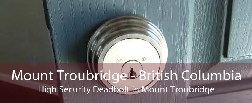 Mount Troubridge - British Columbia High Security Deadbolt in Mount Troubridge