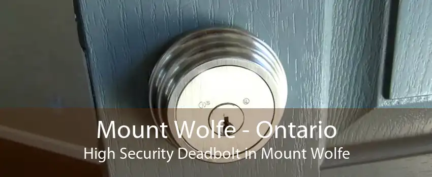 Mount Wolfe - Ontario High Security Deadbolt in Mount Wolfe
