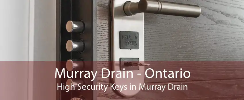 Murray Drain - Ontario High Security Keys in Murray Drain