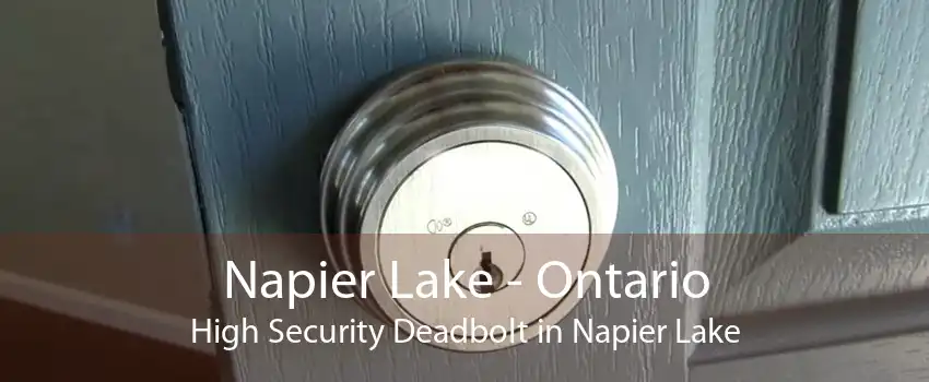 Napier Lake - Ontario High Security Deadbolt in Napier Lake