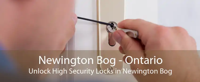 Newington Bog - Ontario Unlock High Security Locks in Newington Bog