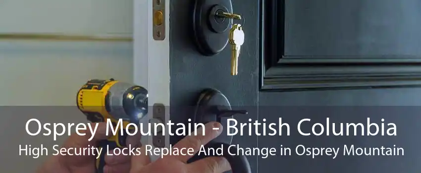 Osprey Mountain - British Columbia High Security Locks Replace And Change in Osprey Mountain