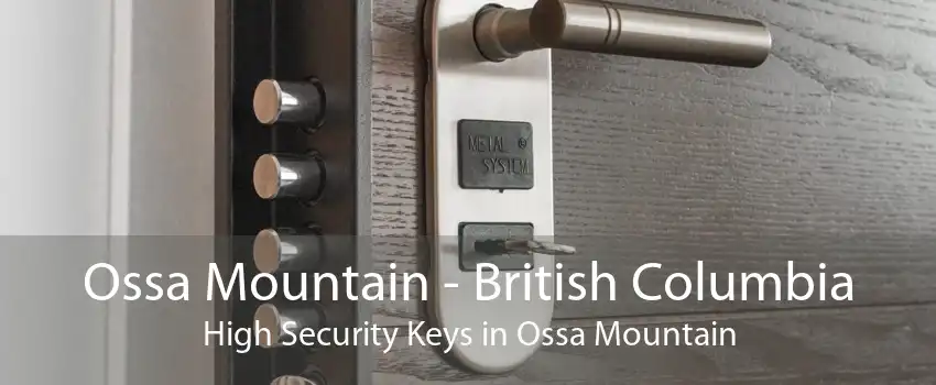 Ossa Mountain - British Columbia High Security Keys in Ossa Mountain