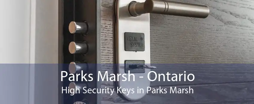 Parks Marsh - Ontario High Security Keys in Parks Marsh