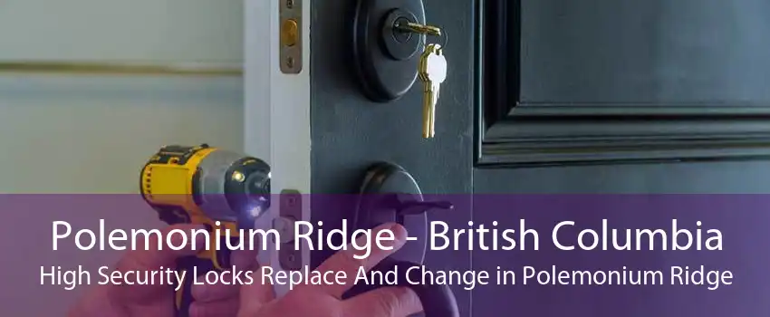 Polemonium Ridge - British Columbia High Security Locks Replace And Change in Polemonium Ridge