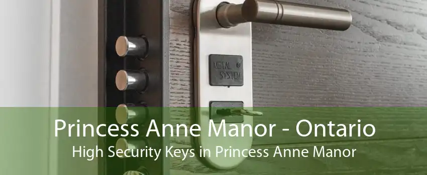 Princess Anne Manor - Ontario High Security Keys in Princess Anne Manor