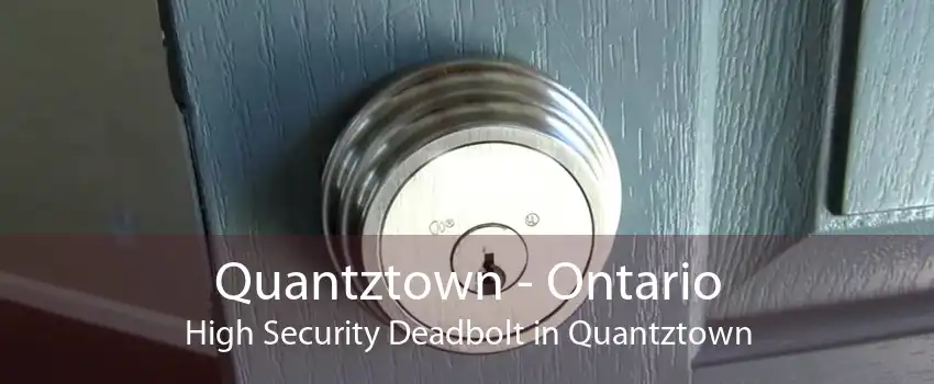 Quantztown - Ontario High Security Deadbolt in Quantztown