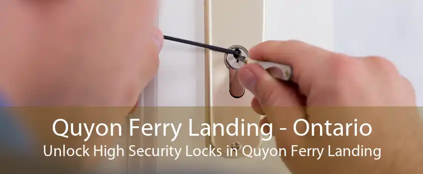 Quyon Ferry Landing - Ontario Unlock High Security Locks in Quyon Ferry Landing
