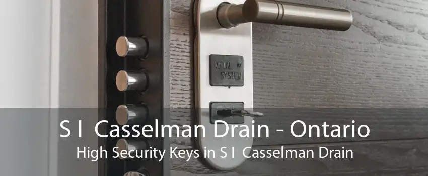 S I  Casselman Drain - Ontario High Security Keys in S I  Casselman Drain