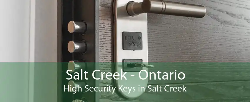 Salt Creek - Ontario High Security Keys in Salt Creek