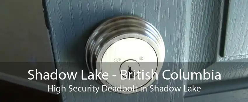 Shadow Lake - British Columbia High Security Deadbolt in Shadow Lake