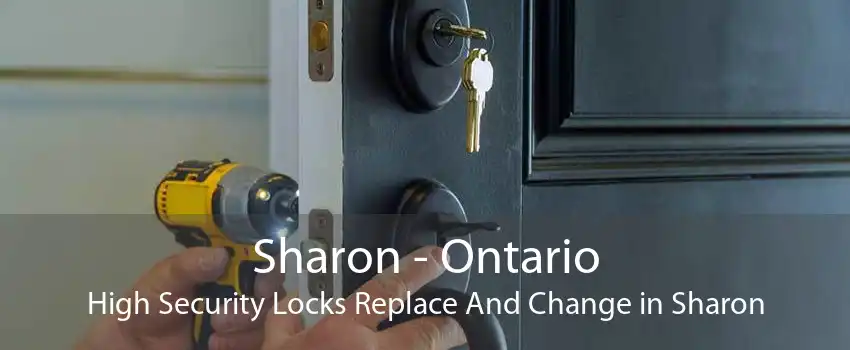 Sharon - Ontario High Security Locks Replace And Change in Sharon