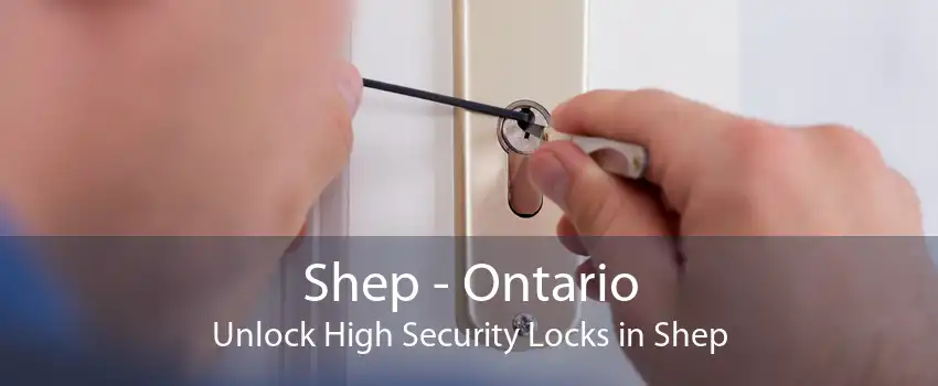 Shep - Ontario Unlock High Security Locks in Shep