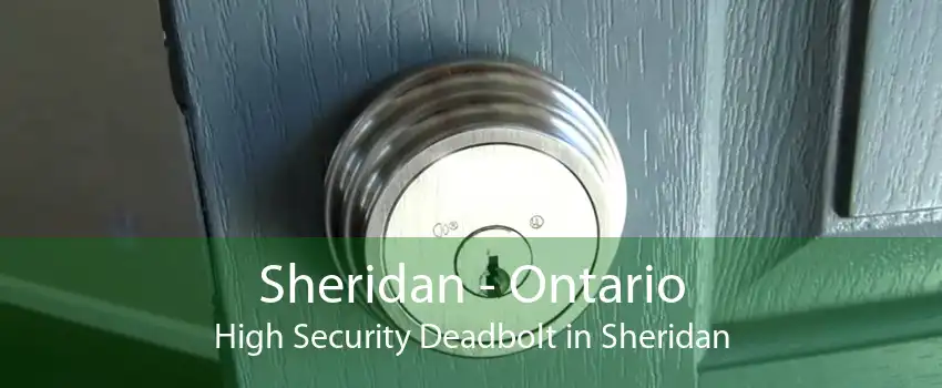 Sheridan - Ontario High Security Deadbolt in Sheridan
