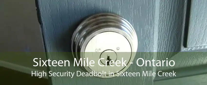 Sixteen Mile Creek - Ontario High Security Deadbolt in Sixteen Mile Creek