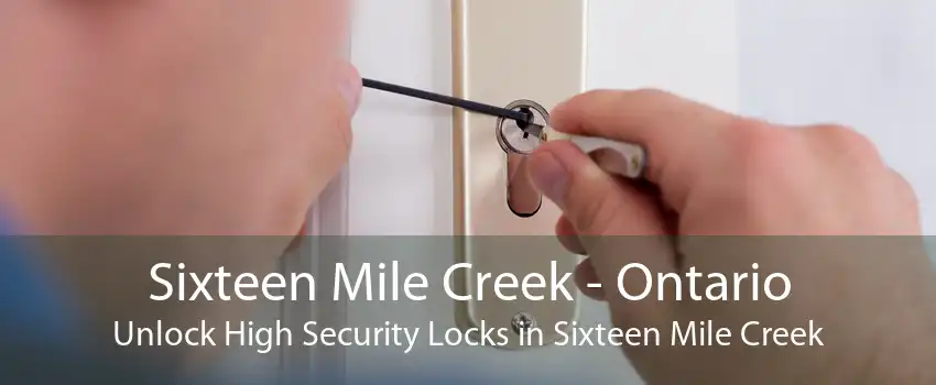 Sixteen Mile Creek - Ontario Unlock High Security Locks in Sixteen Mile Creek