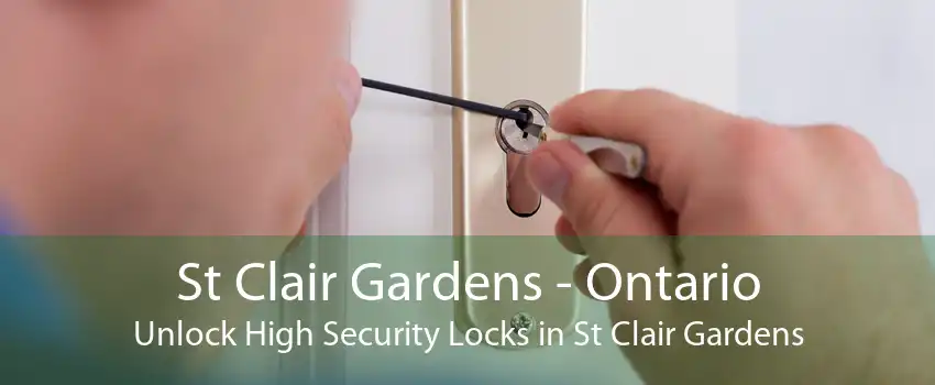 St Clair Gardens - Ontario Unlock High Security Locks in St Clair Gardens