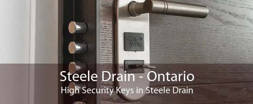 Steele Drain - Ontario High Security Keys in Steele Drain