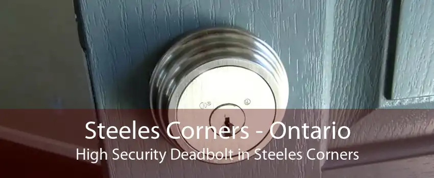 Steeles Corners - Ontario High Security Deadbolt in Steeles Corners