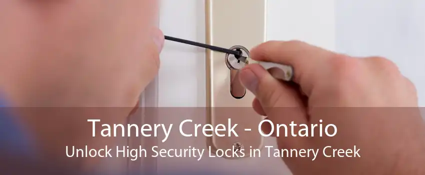 Tannery Creek - Ontario Unlock High Security Locks in Tannery Creek