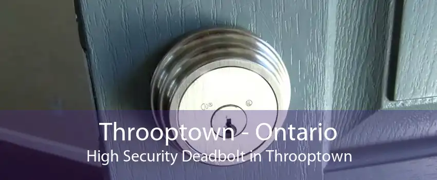 Throoptown - Ontario High Security Deadbolt in Throoptown