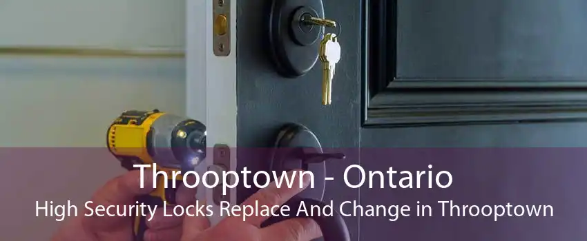 Throoptown - Ontario High Security Locks Replace And Change in Throoptown