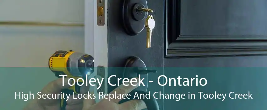 Tooley Creek - Ontario High Security Locks Replace And Change in Tooley Creek