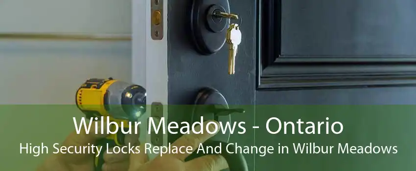 Wilbur Meadows - Ontario High Security Locks Replace And Change in Wilbur Meadows