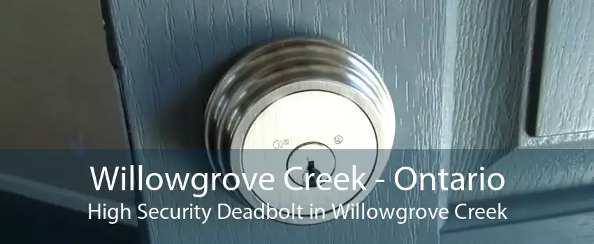 Willowgrove Creek - Ontario High Security Deadbolt in Willowgrove Creek