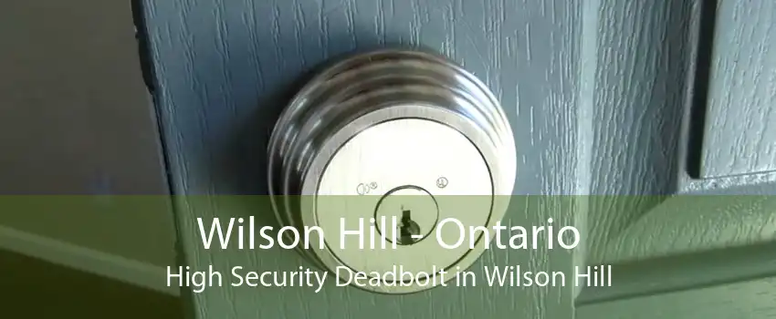 Wilson Hill - Ontario High Security Deadbolt in Wilson Hill