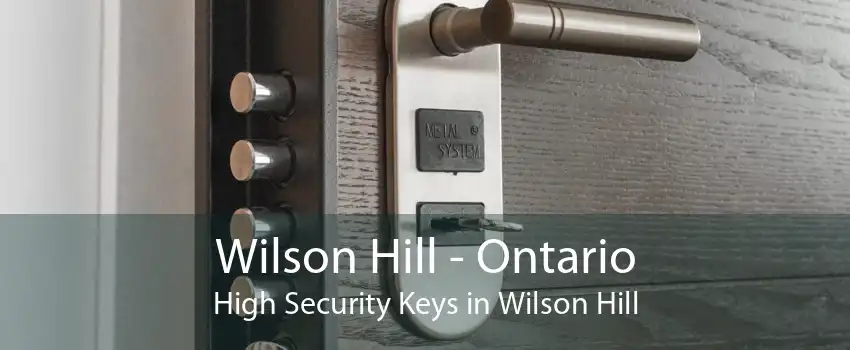 Wilson Hill - Ontario High Security Keys in Wilson Hill