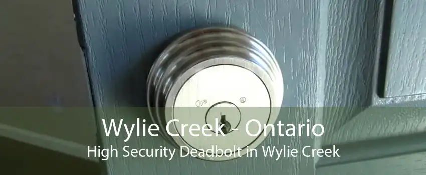 Wylie Creek - Ontario High Security Deadbolt in Wylie Creek